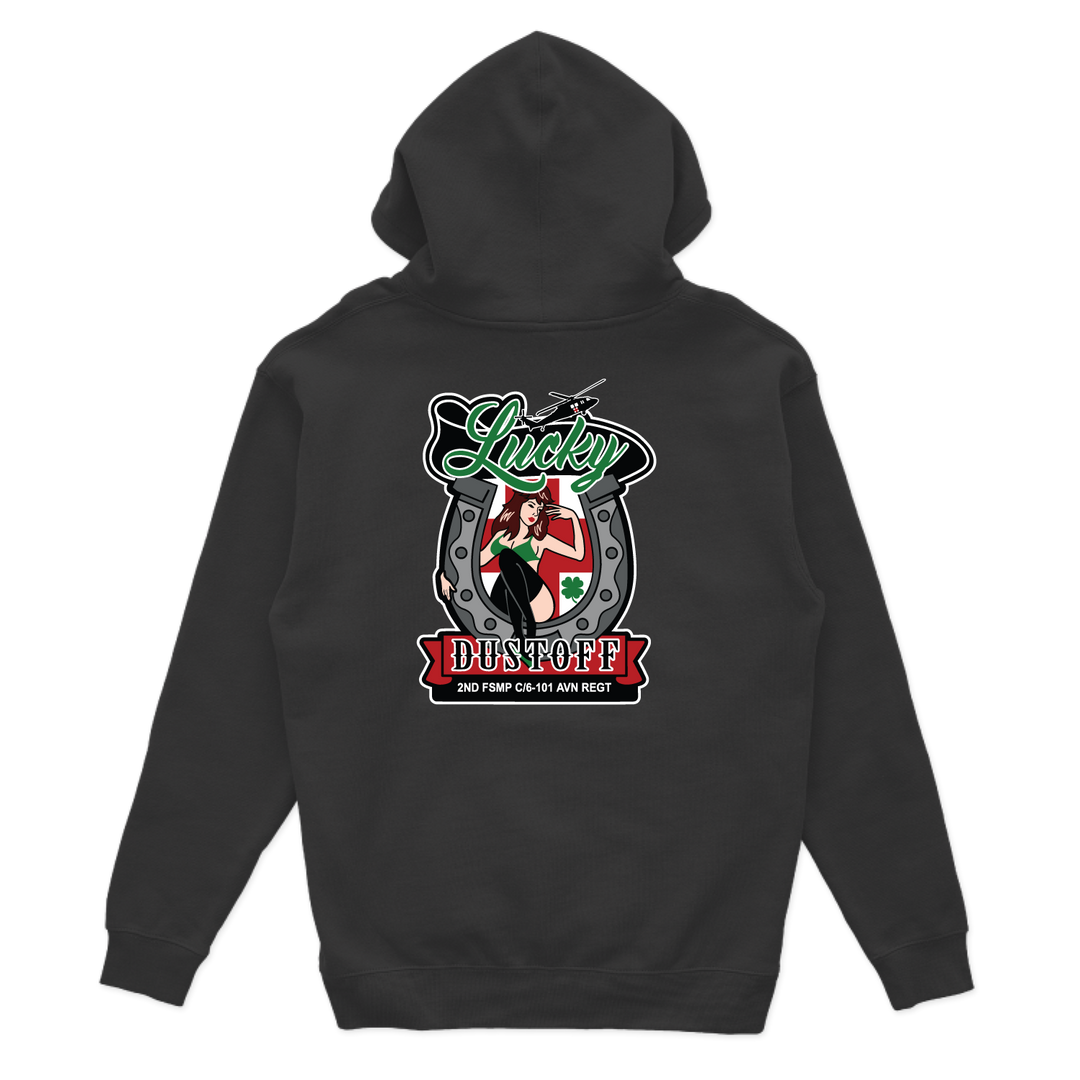 2FSMP, C Co, 6-101 AVN "Lucky Dustoff" Hoodies