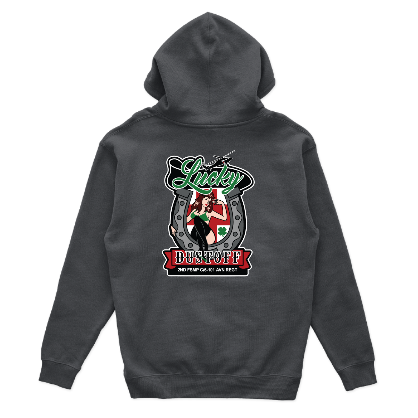 2FSMP, C Co, 6-101 AVN "Lucky Dustoff" Hoodies