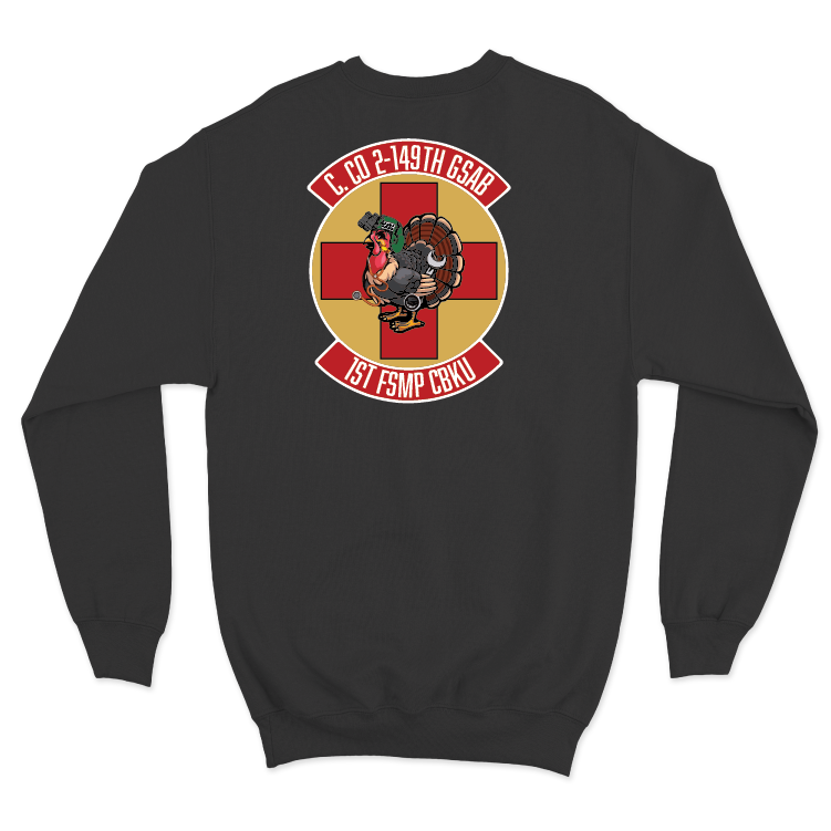 C Co, 2-149 GSAB "Wild Turkey Dustoff" Crewneck Sweatshirt