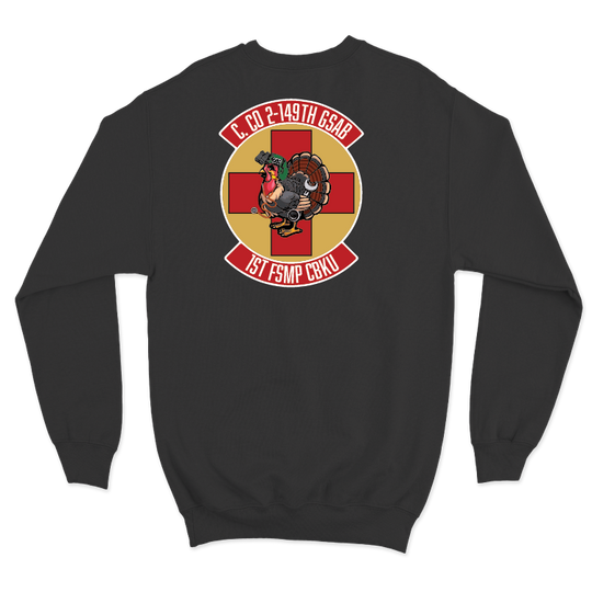 C Co, 2-149 GSAB "Wild Turkey Dustoff" Crewneck Sweatshirt