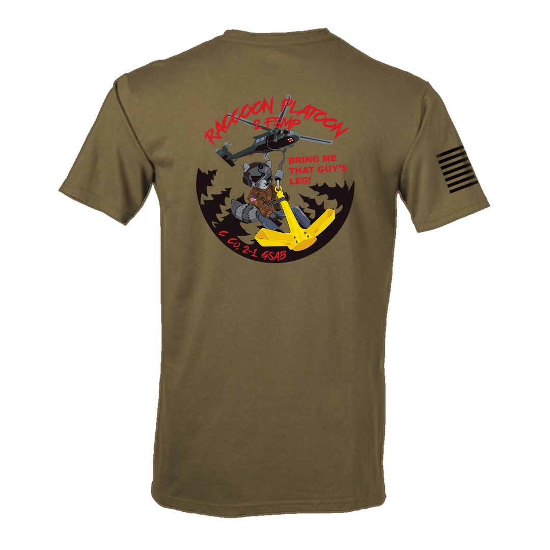 Raccoon Platoon Flight Approved T-Shirt