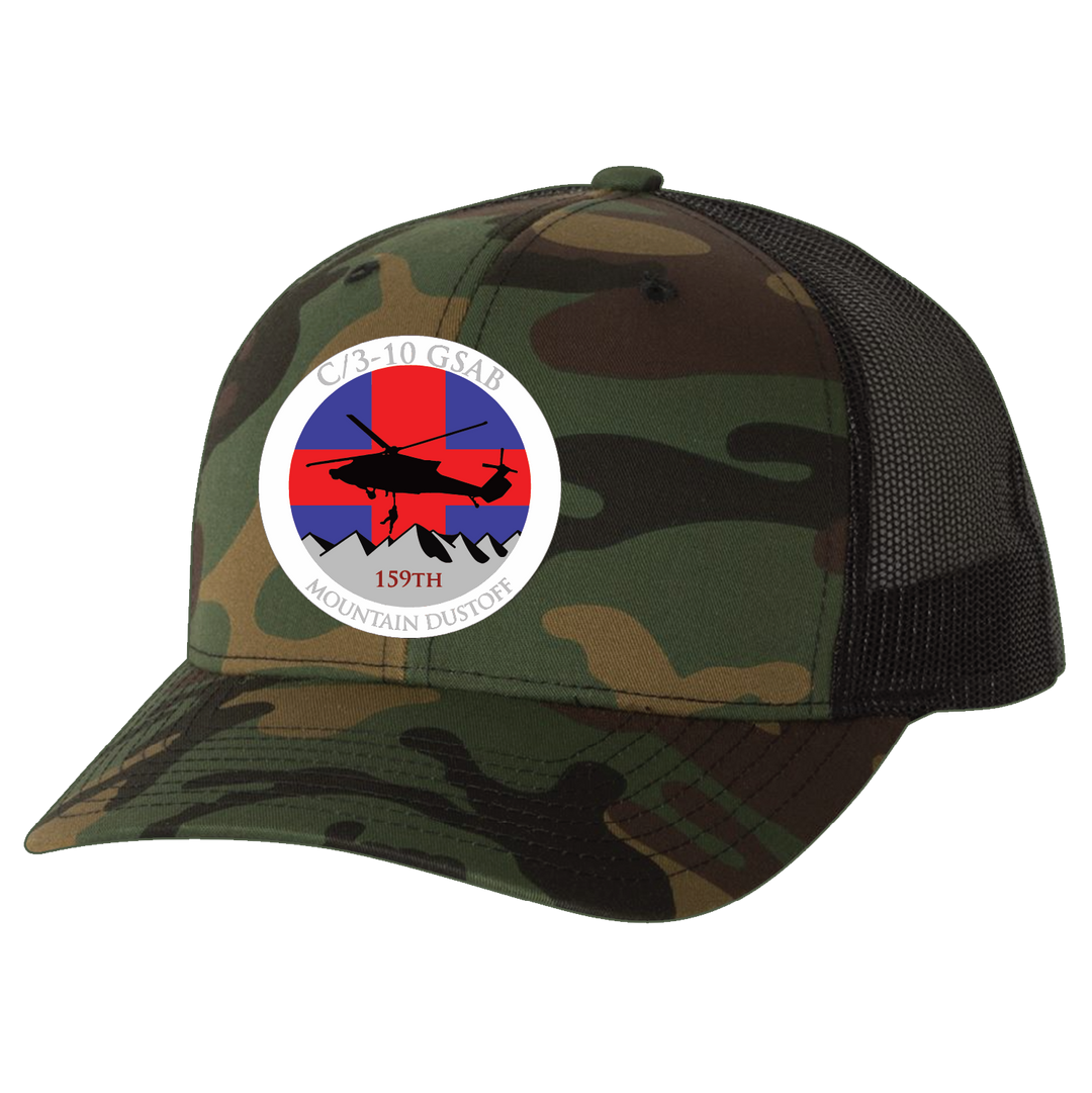 C Co, 3-10 GSAB Mountain Dustoff Embroidered Hats V2