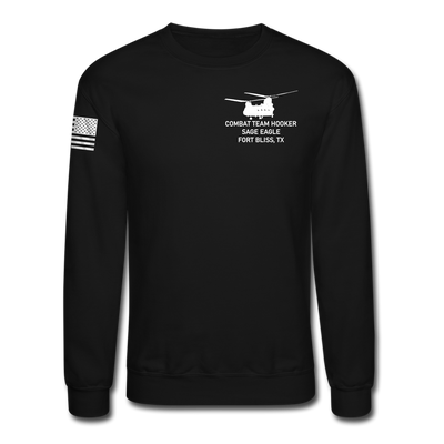 Combat Team Hooker Sage Eagle Crewneck Sweatshirt Legacy