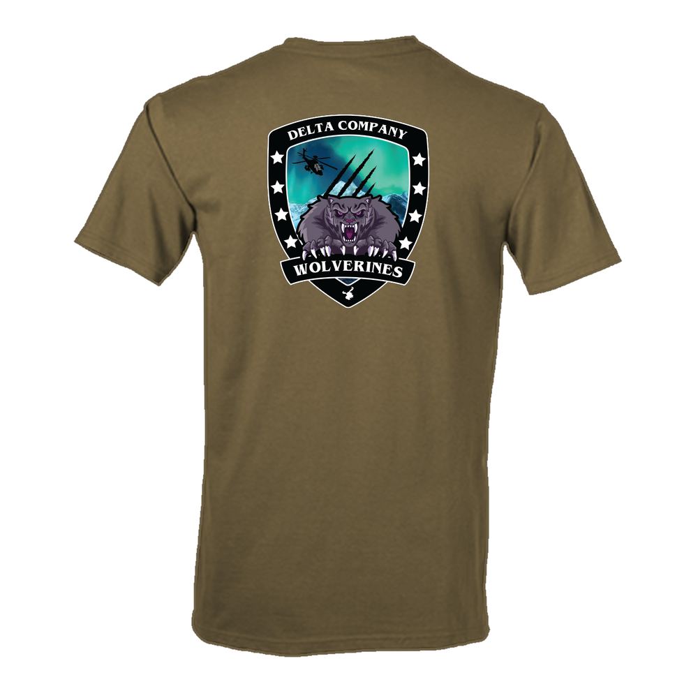D Co, 1-25 AB "Wolverines" Flight Approved T-Shirt