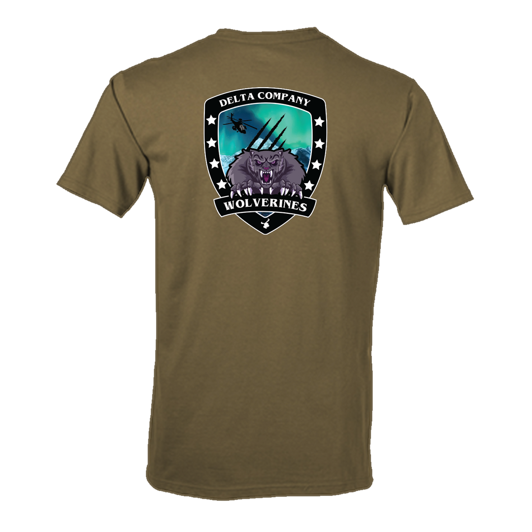 D Co, 1-25 AB "Wolverines" Flight Approved T-Shirt