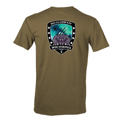 D Co, 1-25 AB "Wolverines" Flight Approved T-Shirt
