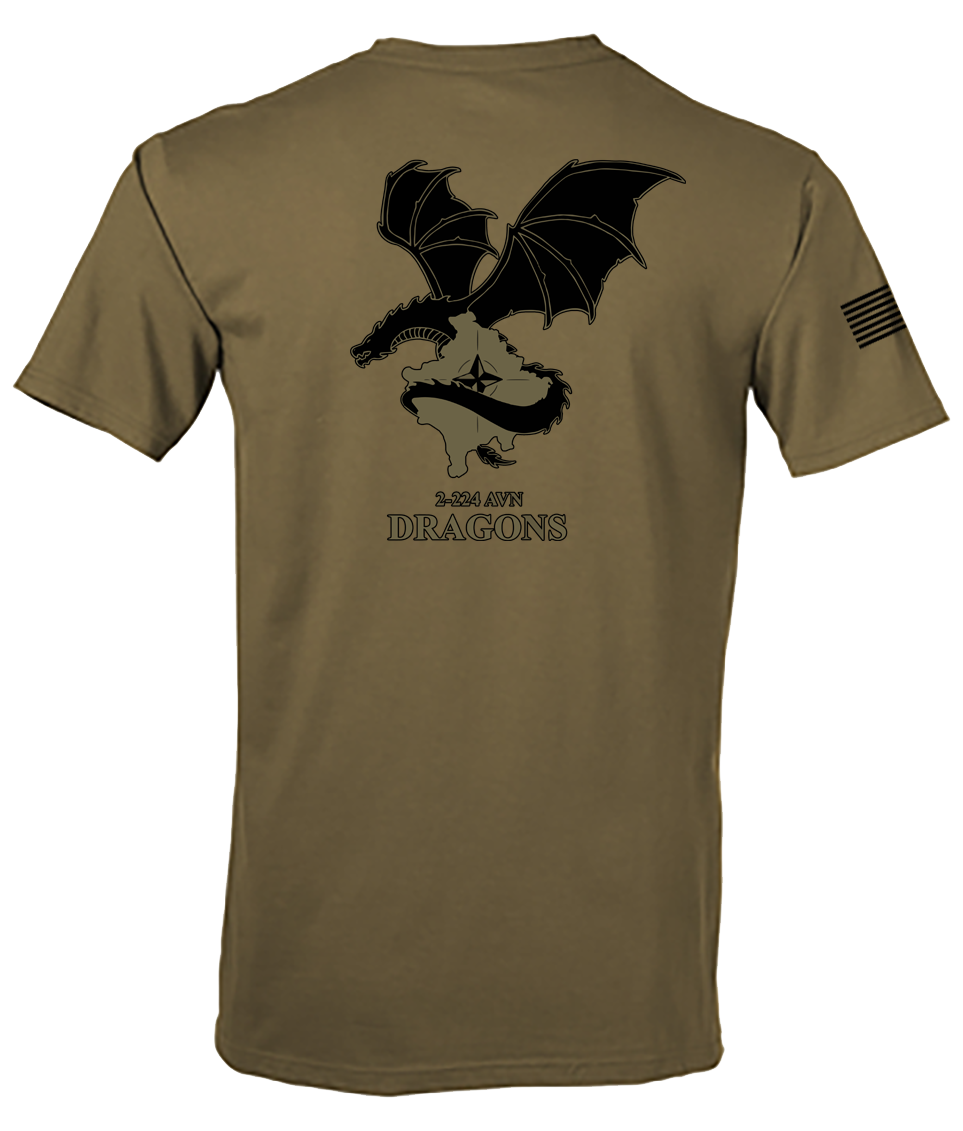 D Co, 2-224 Dragons Flight Approved T-Shirt