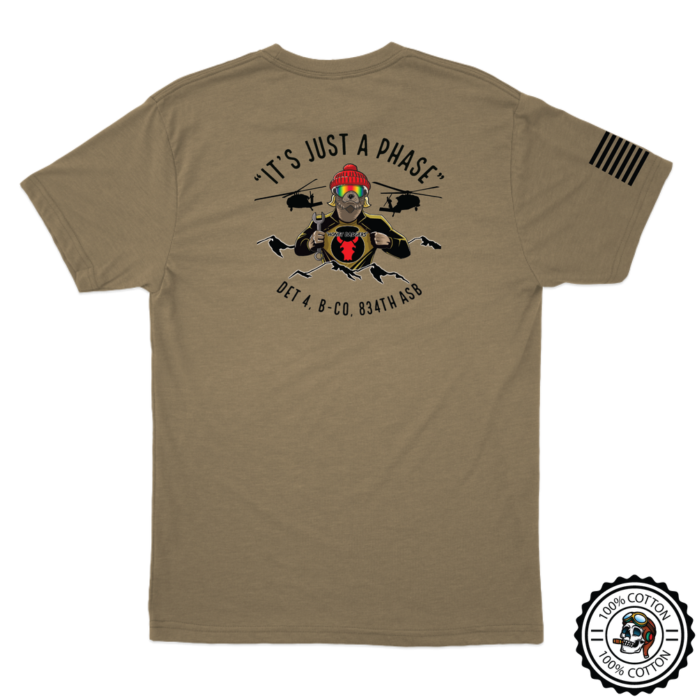 Det 4, B Co, 834th ASB "Honey Badgers" Tan 499 T-Shirt