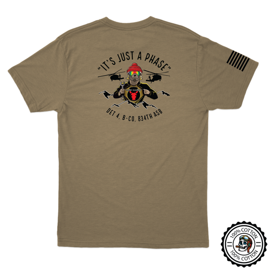 Det 4, B Co, 834th ASB "Honey Badgers" Tan 499 T-Shirt