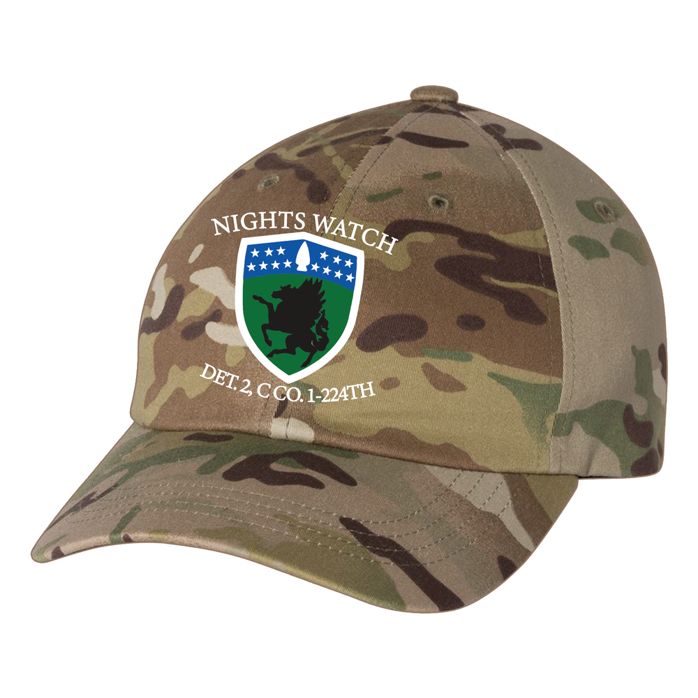 Det 2, C Co, 1-224th S&S AVN "Nights Watch" Embroidered Hats