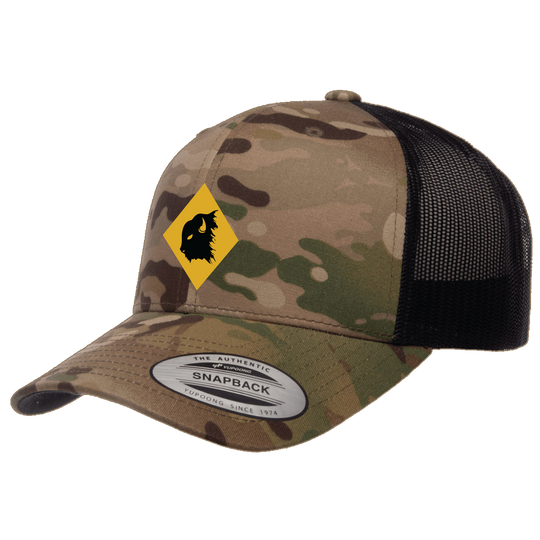 B BTRY, 2-130 FAR "Bison" Embroidered Hats