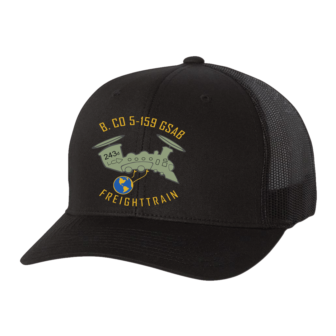 B Co 5-159 GSAB "Freight Train" Embroidered Hats