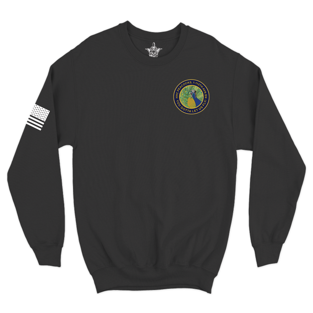 HHC, 1-112 AVN "Peacocks" Crewneck Sweatshirt