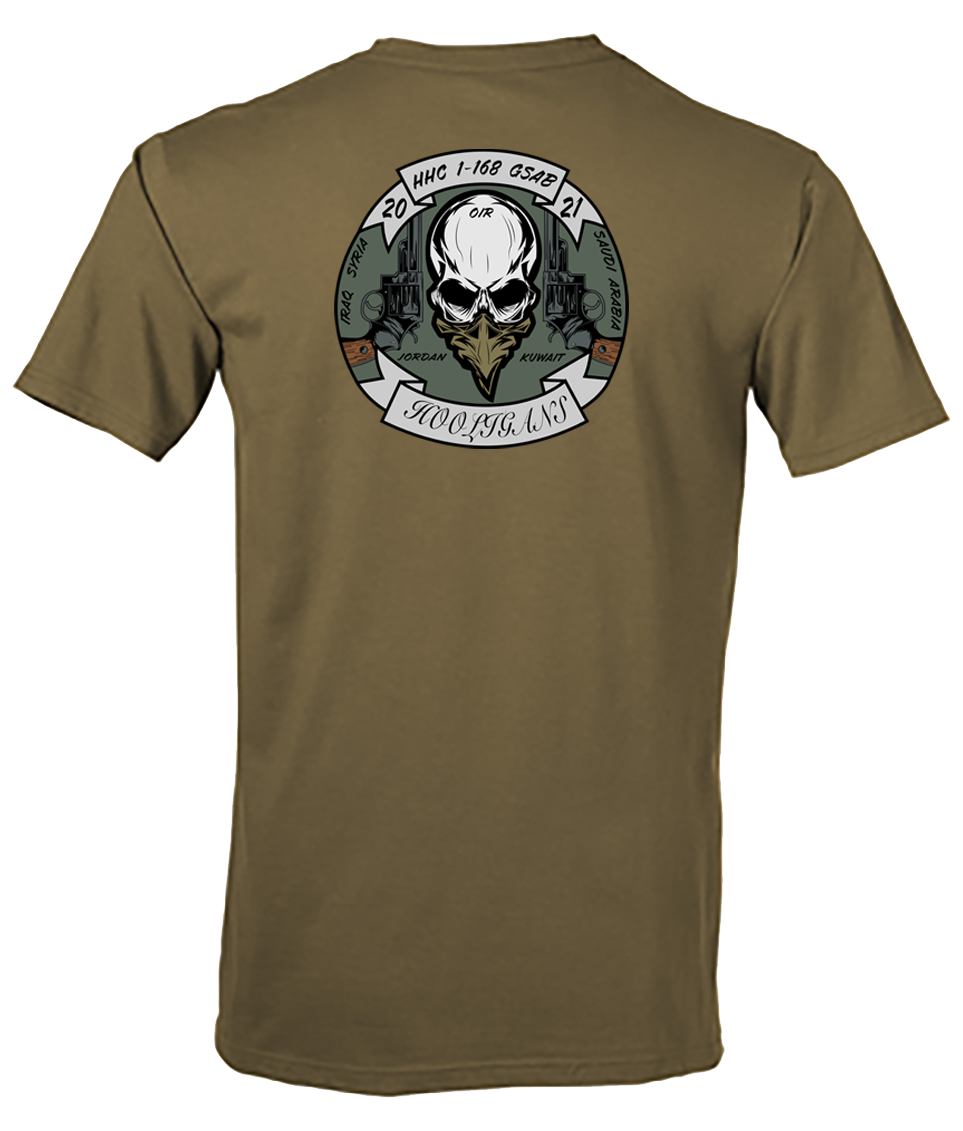 HHC 1-168 GSAB "Hooligans" Tan 499 T-Shirt