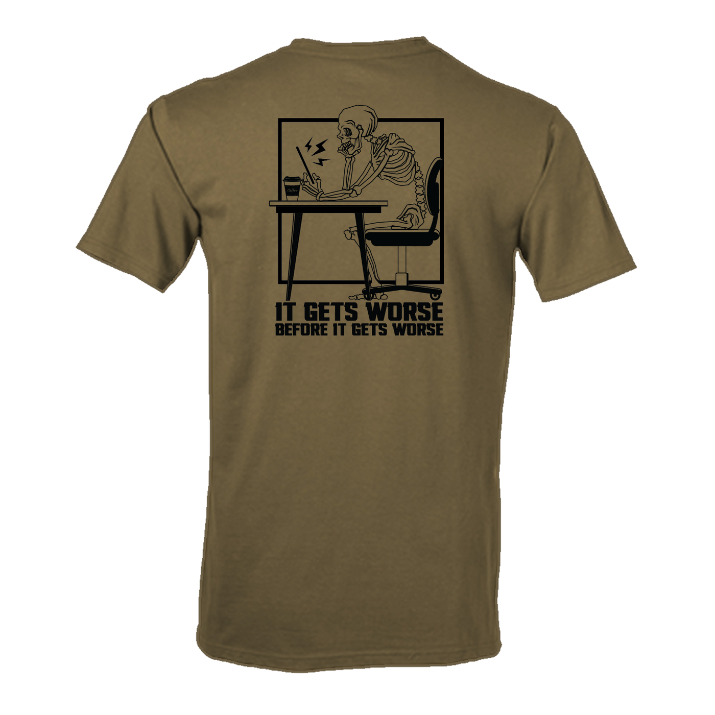 IPAP It Gets Worse Flight Approved T-Shirt