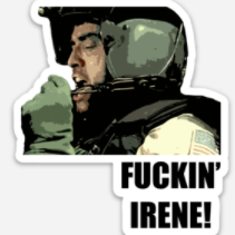 Fuckin' Irene - Aviation Sticker