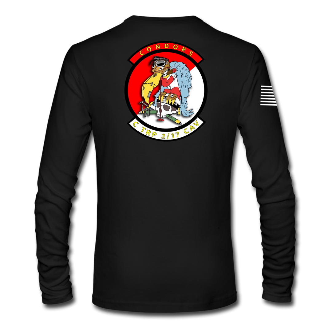 C TRP, 2-17 CAV "Condors" Long Sleeve T-Shirt