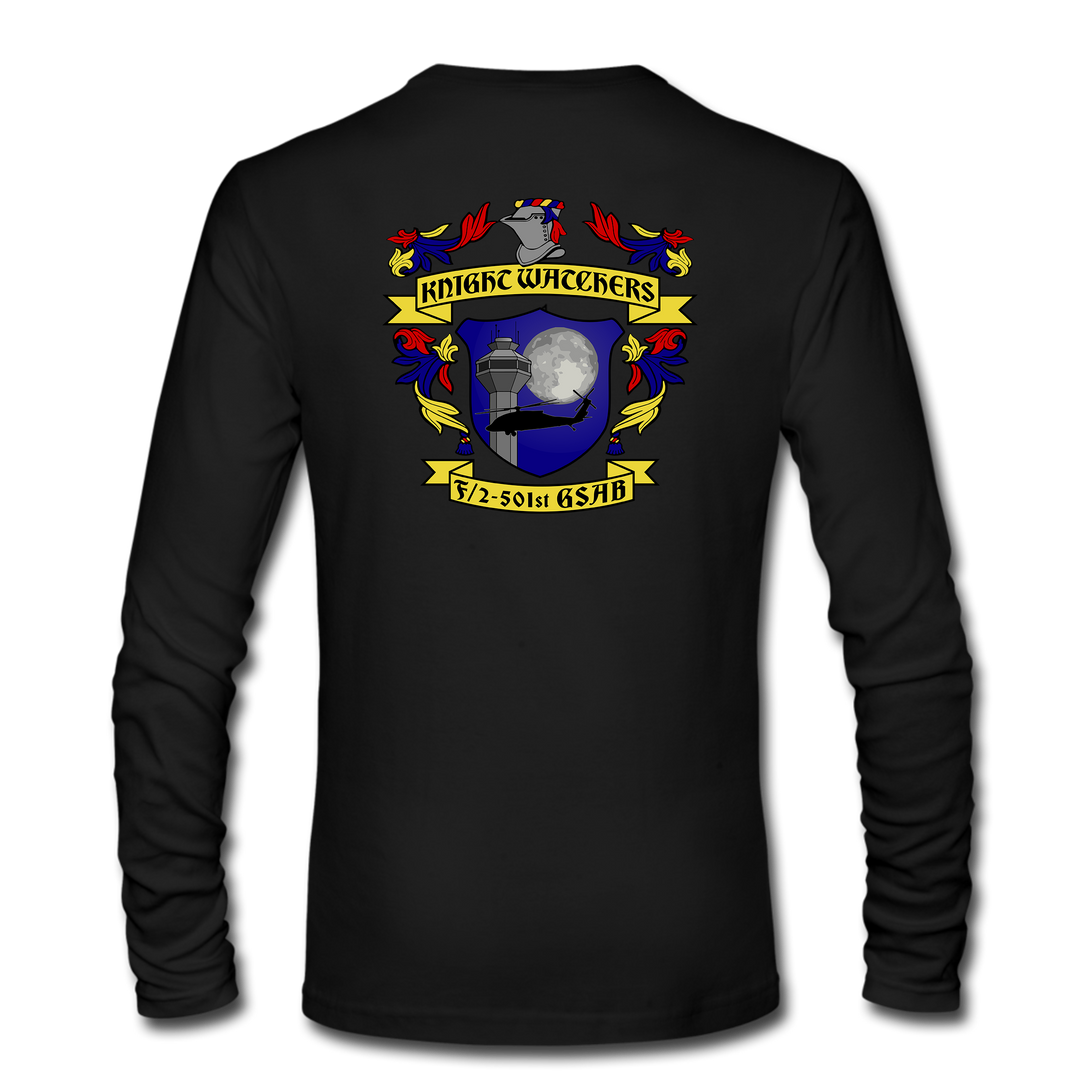 F Co, 2-501 GSAB "Knight Watchers" Long Sleeve T-Shirt