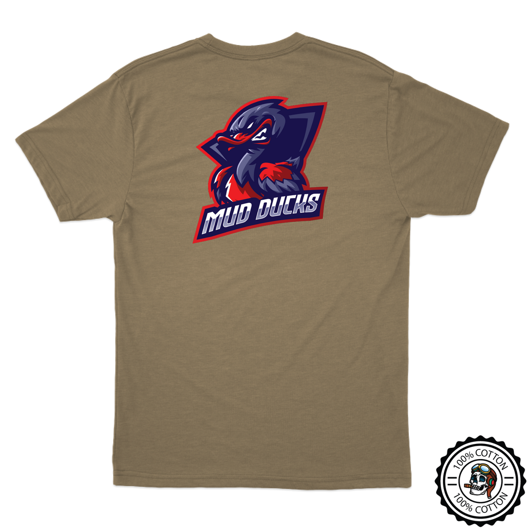 1 PLT, B Co, 1-18 IN “Mud Ducks” Tan 499 T-Shirt