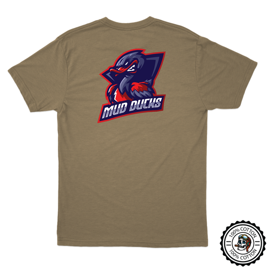 1 PLT, B Co, 1-18 IN “Mud Ducks” Tan 499 T-Shirt