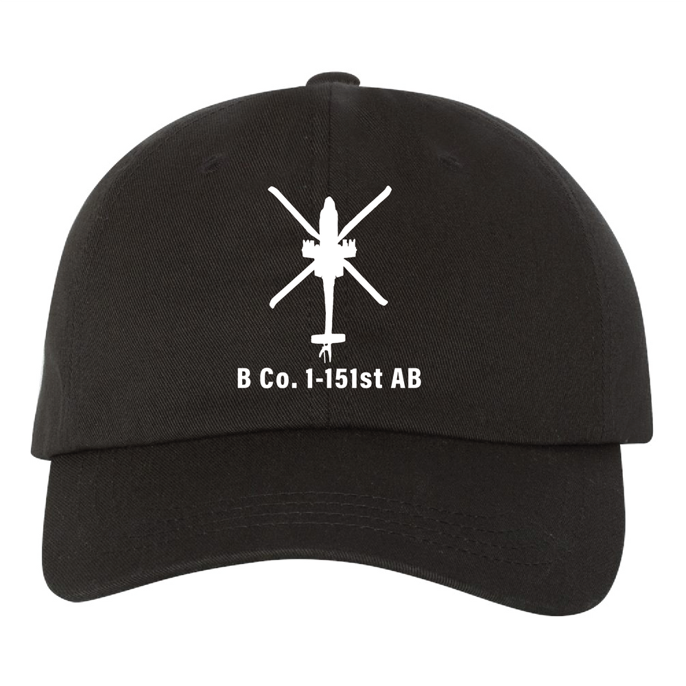B Co, 1-151 AB "Mustangs" Embroidered Hats