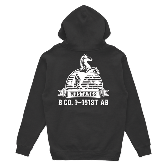 B Co, 1-151 AB "Mustangs" V2 Hoodies