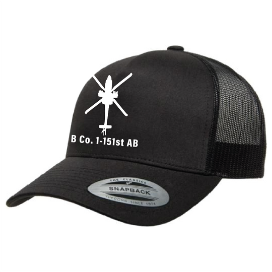 B Co, 1-151 AB "Mustangs" Embroidered Hats