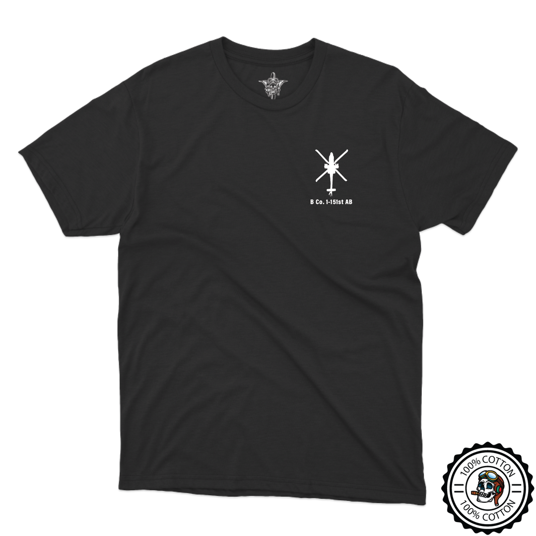 B Co, 1-151 AB "Mustangs" V2 T-Shirts