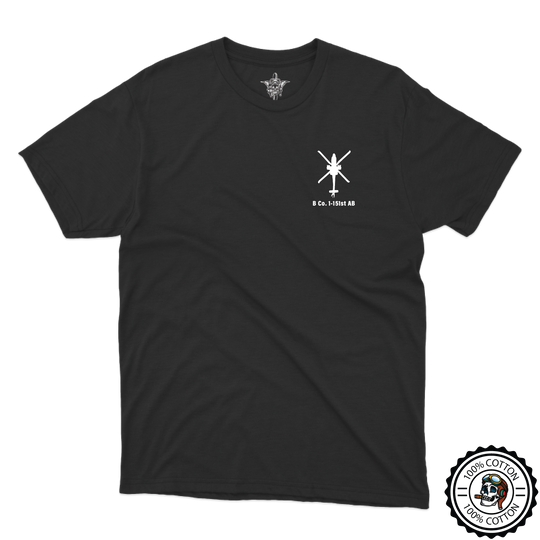 B Co, 1-151 AB "Mustangs" V2 T-Shirts