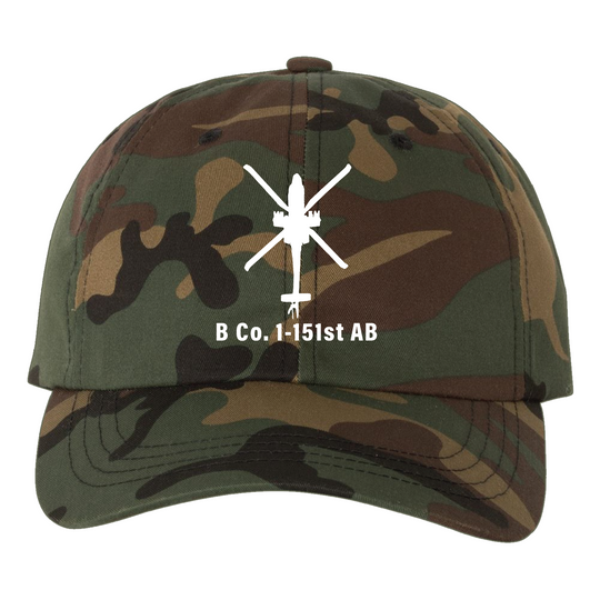 B Co, 1-151 AB "Mustangs" Embroidered Hats