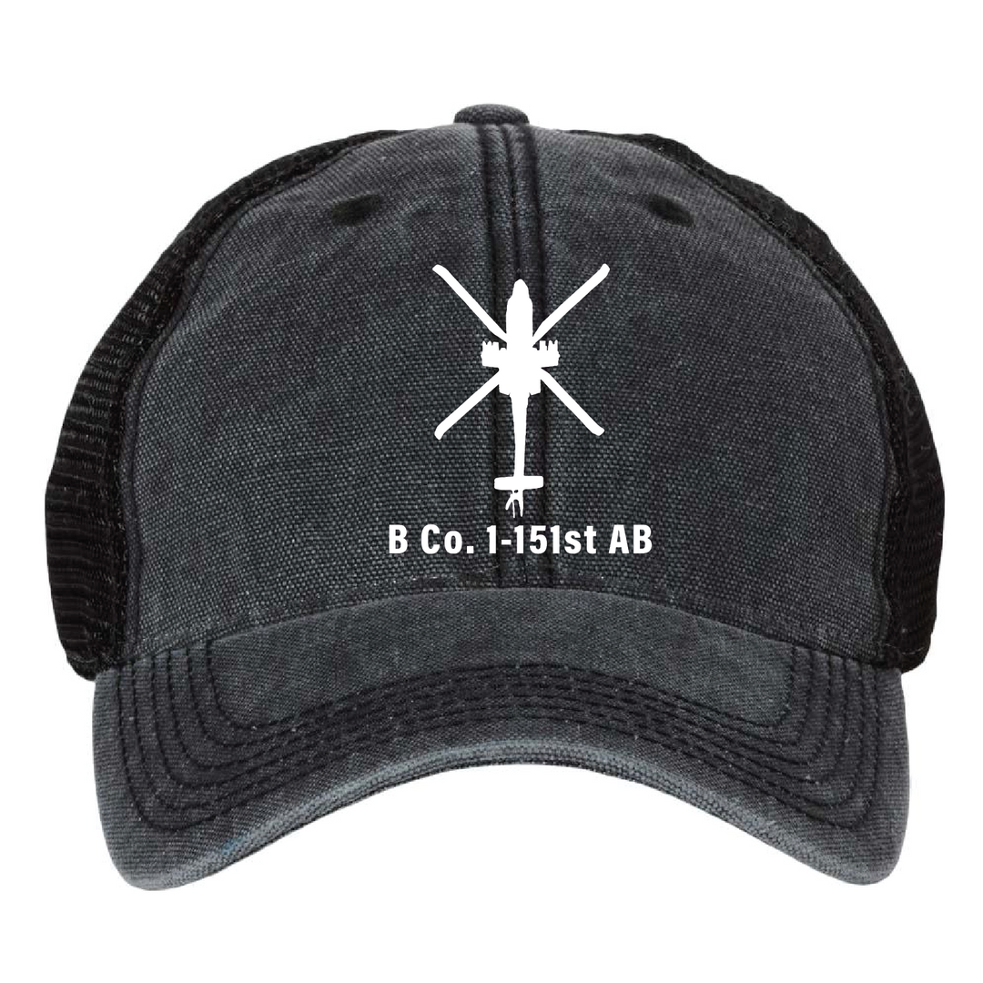 B Co, 1-151 AB "Mustangs" Embroidered Hats