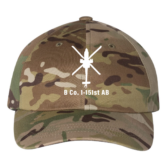 B Co, 1-151 AB "Mustangs" Embroidered Hats