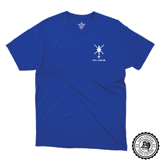 B Co, 1-151 AB "Mustangs" V2 T-Shirts