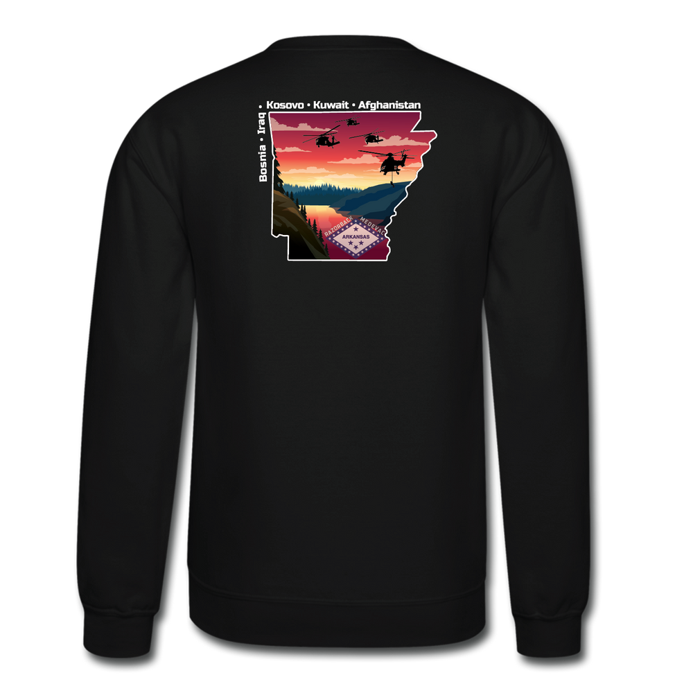 Det 1, G Co, 3-238 "Razorback MEDEVAC" V2 Crewneck Sweatshirt