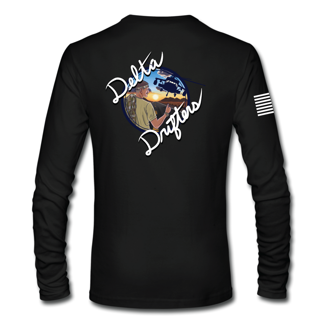 D Co, 3-142 AHB "Drifters" Long Sleeve T-Shirt