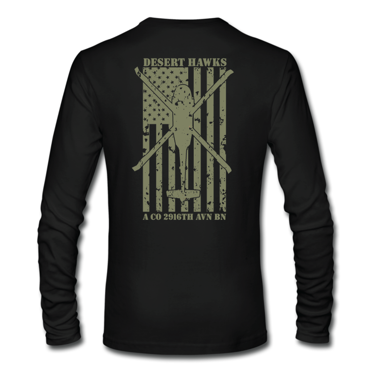 A Co, 2916 AVN "Desert Hawks" Long Sleeve T-Shirt