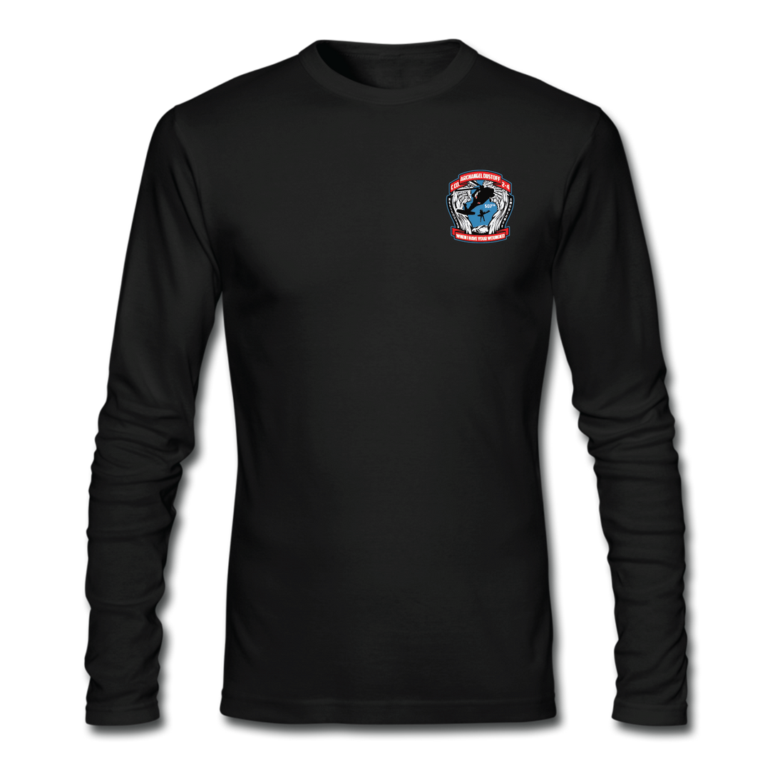 C Co, 2-4 GSAB "Archangel Dustoff" Long Sleeve T-Shirt