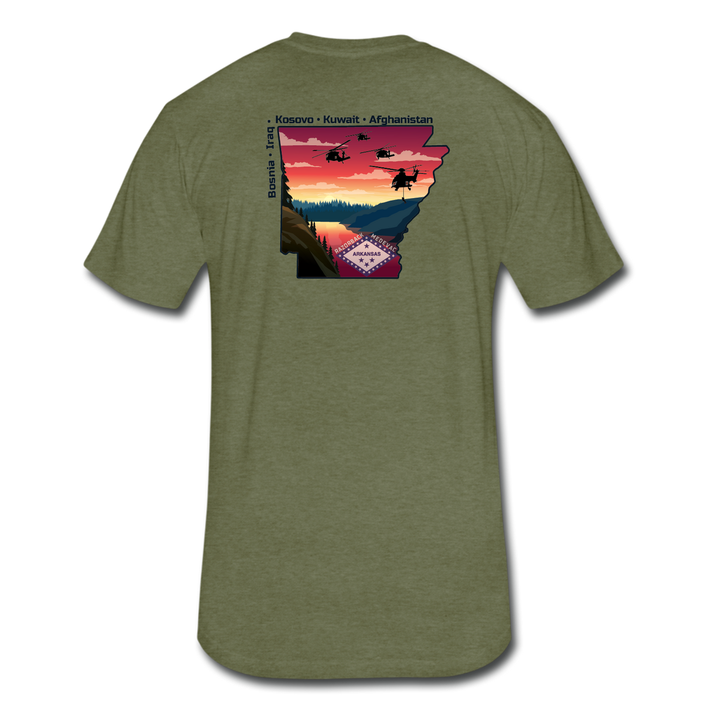 Det 1, G Co, 3-238 "Razorback MEDEVAC" V2 T-Shirt