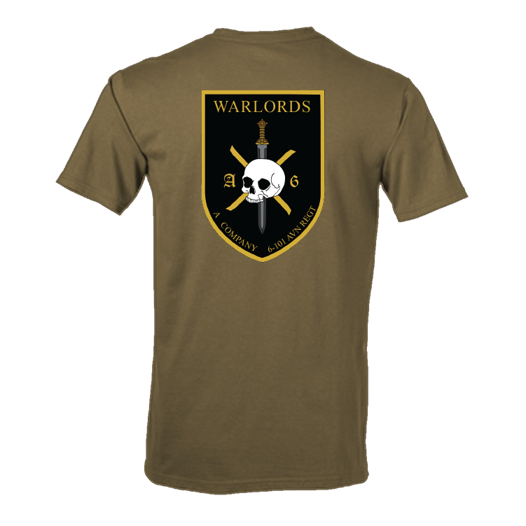 A Co, 6-101 GSAB "Warlords" Flight Approved T-Shirt