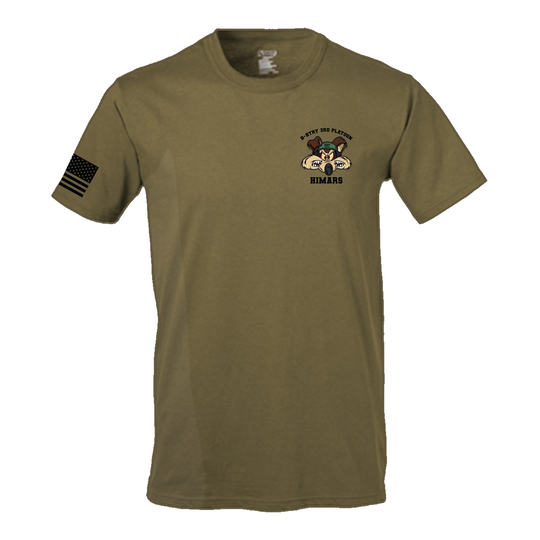 3 PLT, B BTRY, 3-157 FAR OIR 2022 Tan 499 T-Shirt