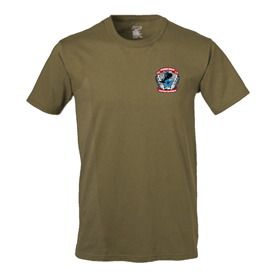 C Co, 2-4 GSAB "Archangel Dustoff" Flight Approved T-Shirt