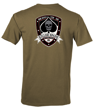 B Co, 1-229 Killer Spades Flight Approved T-Shirt