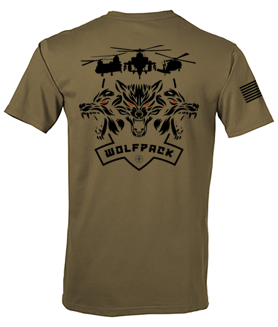 82nd CAB Task Force Wolfpack Flight Approved T-Shirt