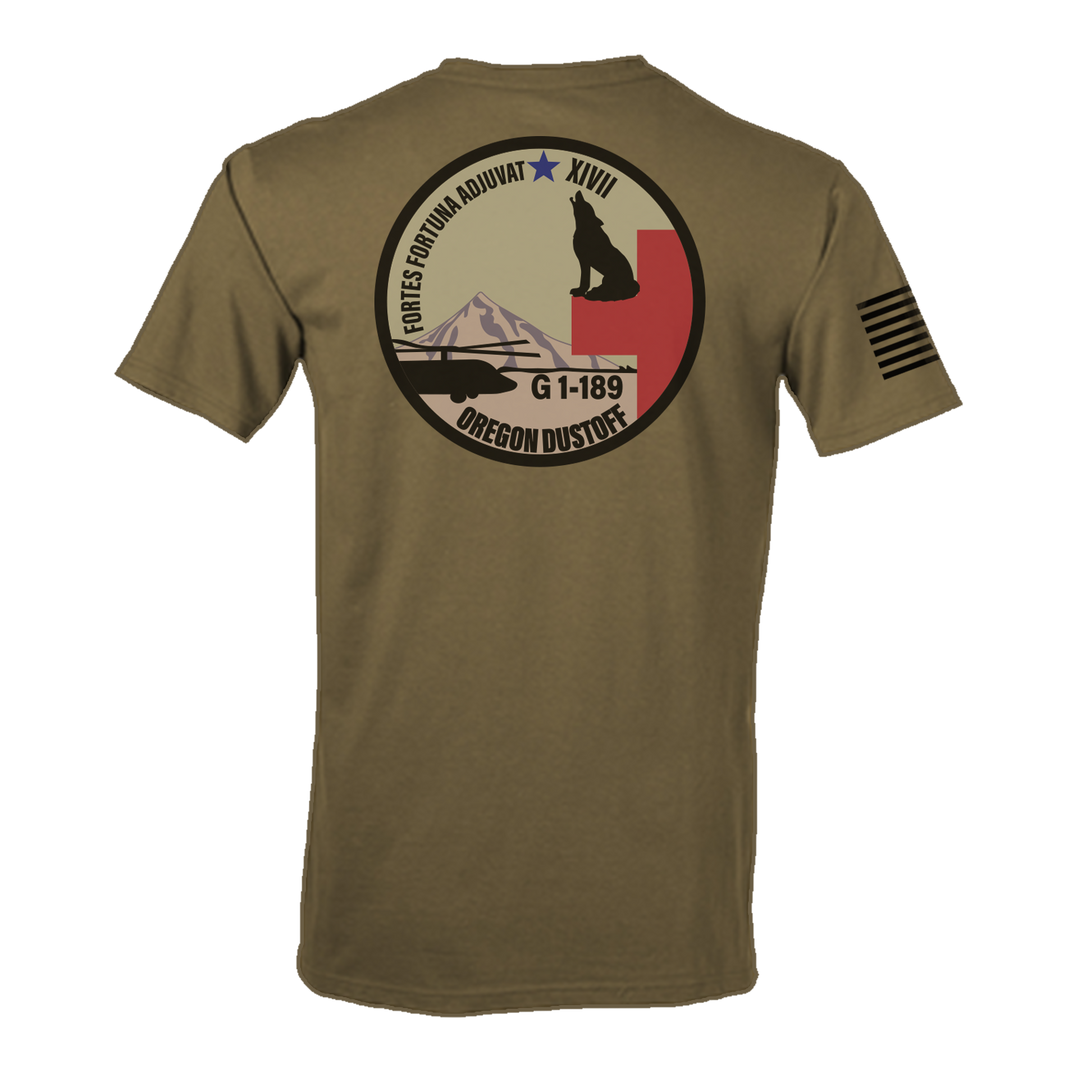 G Co, 1-189 Oregon Dustoff Flight Approved T-Shirt