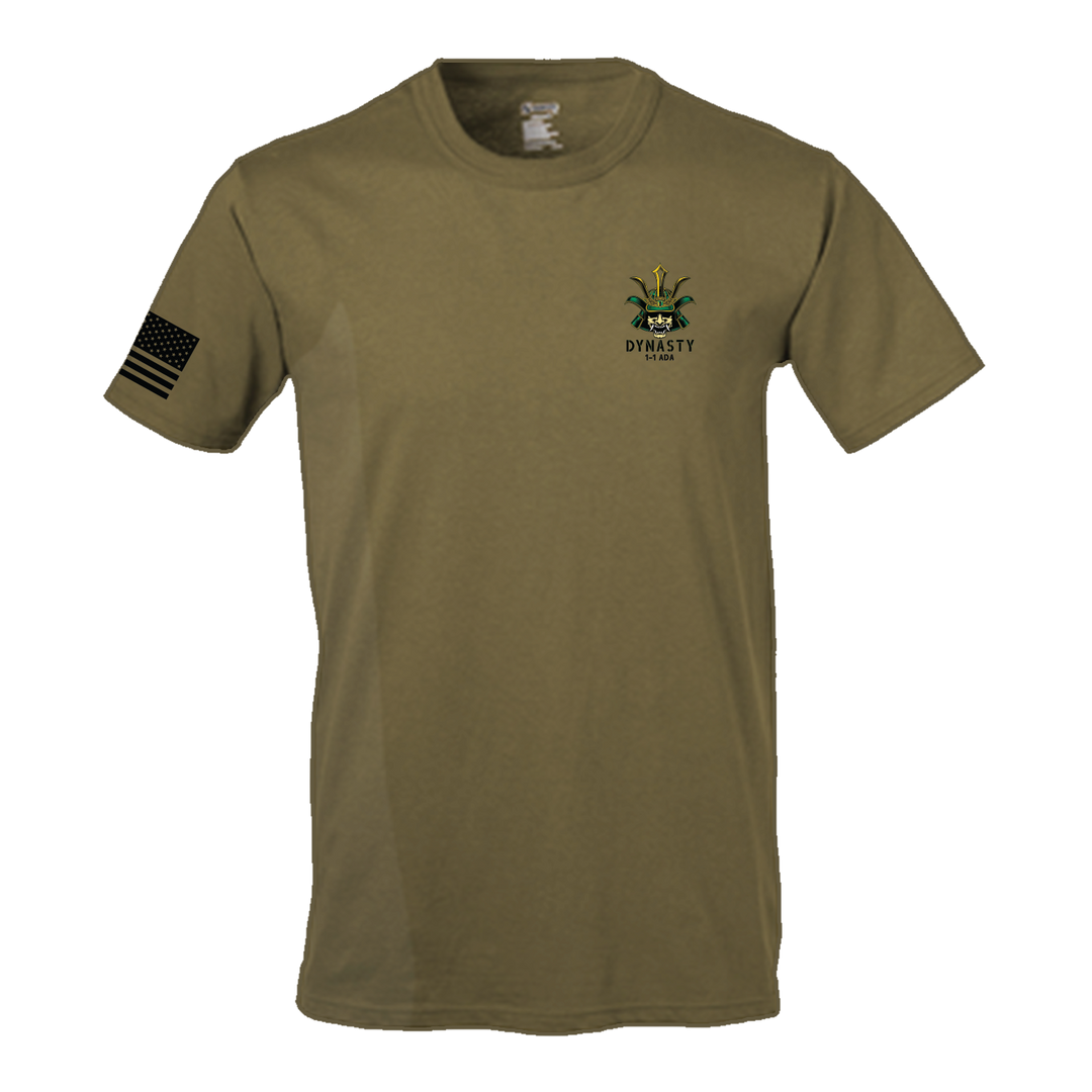 D Co, 1-1 ADA "Dynasty" Tan 499 T-Shirt With Names