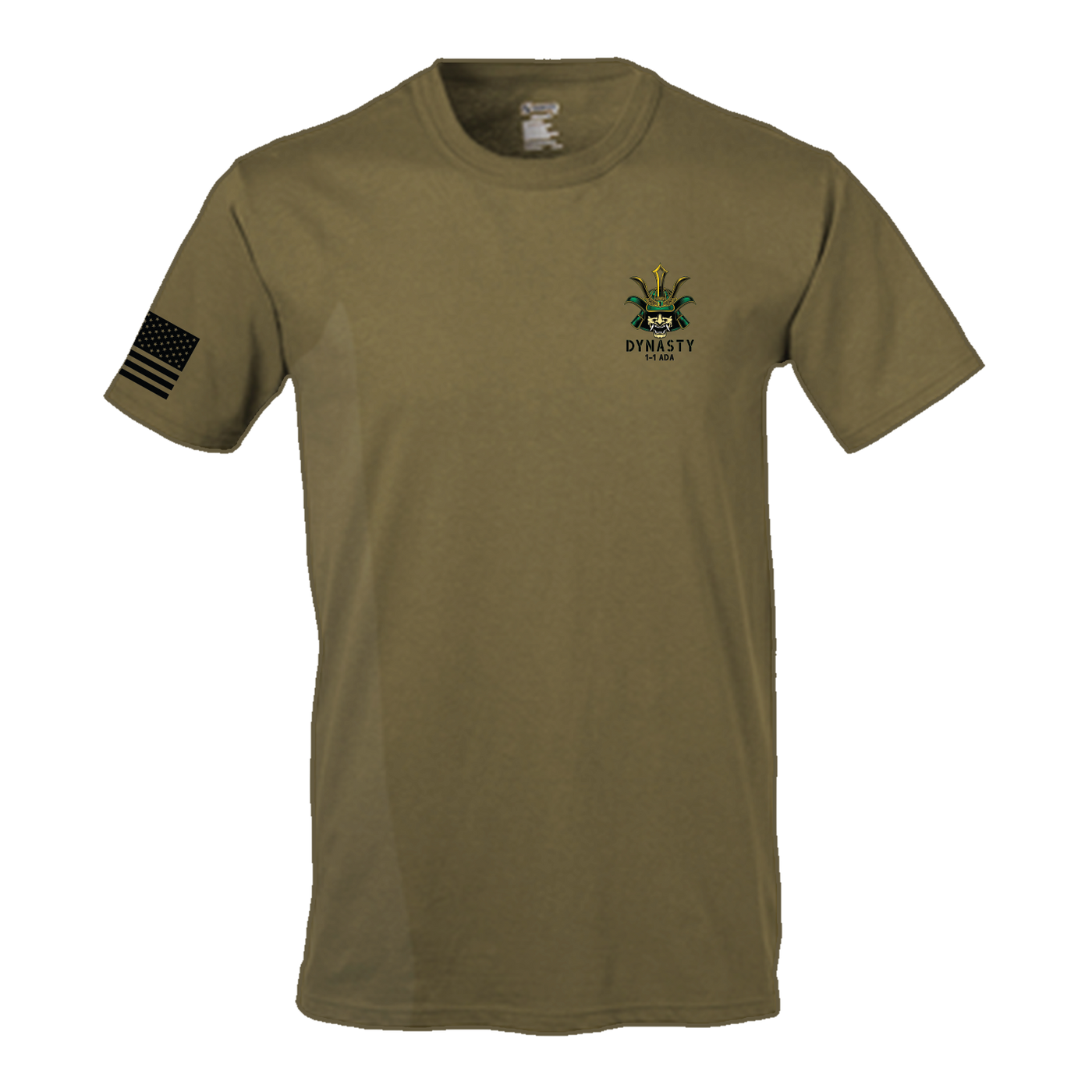 D Co, 1-1 ADA "Dynasty" Tan 499 T-Shirt With Names