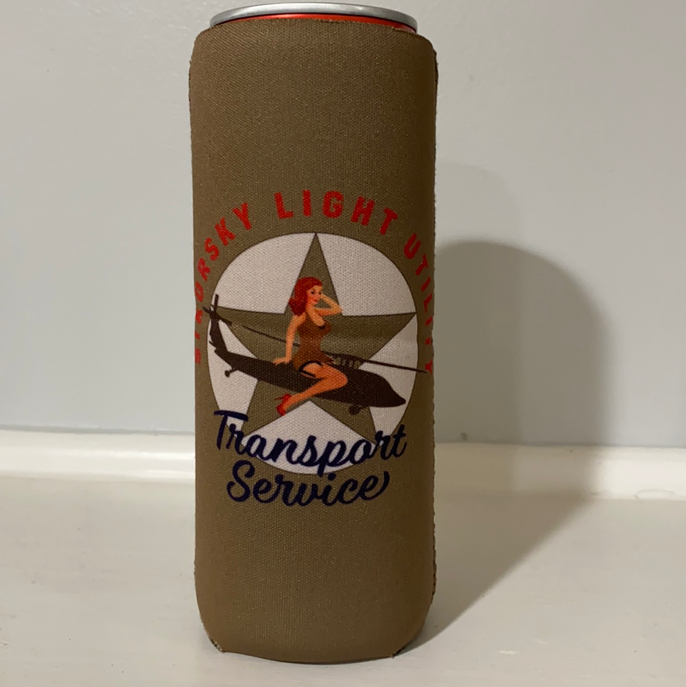 Sikorsky Light Utility Transport Slim Can Koozie