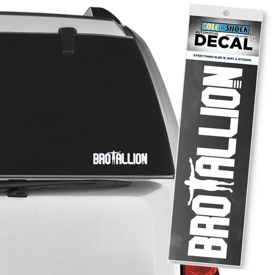 Brotallion Banner Automotive Decal