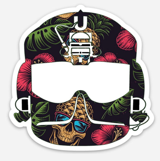 Aircrew Aloha Helmet Sticker