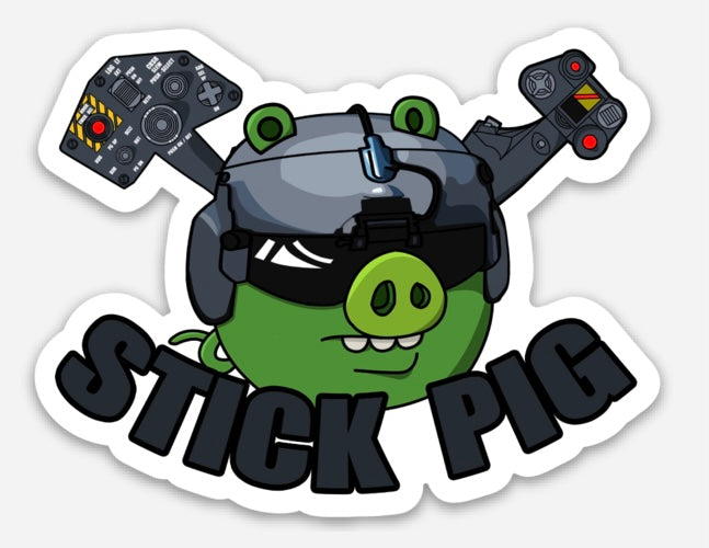 Stick Pig Sticker